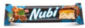 Milky Compound Coated Nouga Bar&Caramel Hazelnut